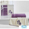 1680 Комплект махровых полотенец 'KARNA' RODOS 50x90-70х140 см Фиолетовый