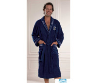 1013G10007122XL Soft cotton халат MARINE XL тёмно-синий