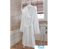 1013G10027101L Soft cotton халат LUNA L белый
