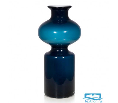 Стеклянная ваза Kelsey (B). Цвет синий. Размер 14х31 см. стекло