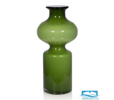 Стеклянная ваза Kelsey (G). Цвет зеленый. Размер 14х31 см.