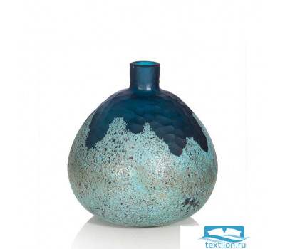 Новинка Декоративная ваза Dakota (малая). Цвет сине-голубой.