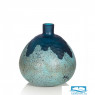 Новинка Декоративная ваза Dakota (малая). Цвет сине-голубой.