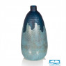 Новинка Декоративная ваза Dakota (большая). Цвет сине-голубой.