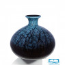 Стеклянная ваза Ramina. Цвет синий. Размер 22х24 см. стекло