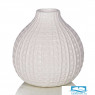 Небольшая керамическая вазочка Capris. Цвет белый. Размер 11х12