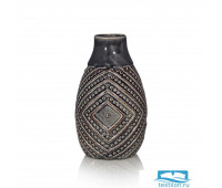 Декоративная ваза Glenn. Цвет серый. Размер 13х23 см. керамика