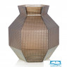 Стеклянная ваза Corbett. Цвет коричнево-перламутровый. Размер