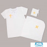 Набор крестильный для девочки (рубашка, пелёнка, мешок)