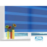 Рулонная штора ''Голубые полосы'' Ширина: 110 см. Высота: 175
