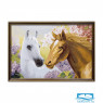 6144 Картина гобеленовая пара лошадей 51*75см