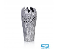 Декоративная ваза Dilemma. Цвет серебряный. 13х13х28 керамика
