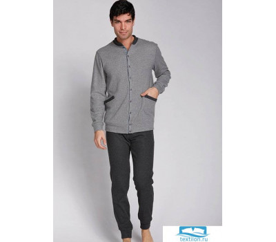 Уютная мужская одежда для дома Manam MU_9765 Серый 56