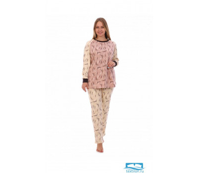 1250 Сахара пижама женская 60, песочный