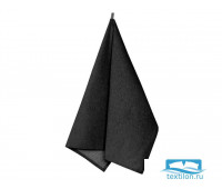 Полотенце рогожка цвет: Черный 45х60 см